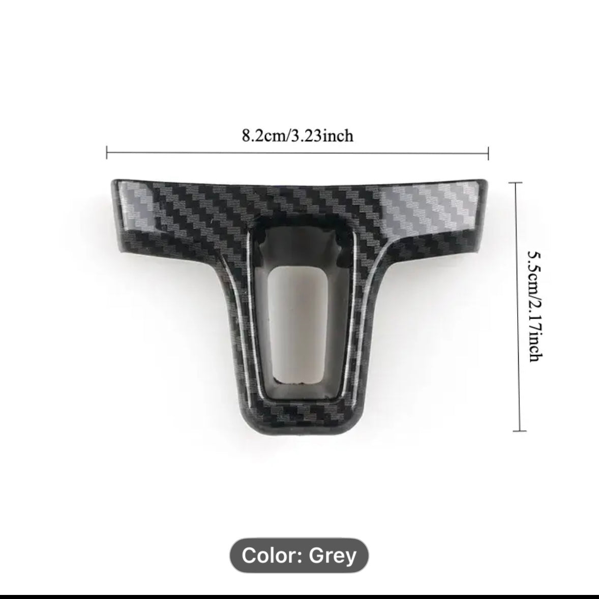 Additions for VW Golf 6 MK6, Passat B7, CC, Tiguan, Jetta, Sharan, And Caddy Include an ABS Carbon Fiber Cover Trim for The Steering Wheel Bottom Frame