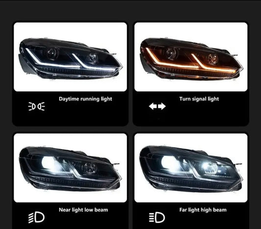 Dual-Lens Headlight Assembly Upgrade for VW