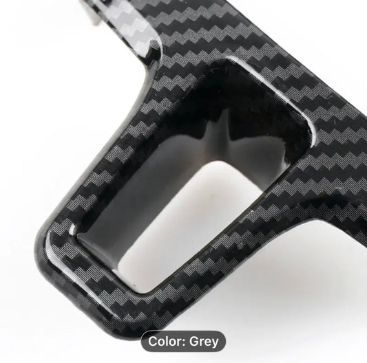 Additions for VW Golf 6 MK6, Passat B7, CC, Tiguan, Jetta, Sharan, And Caddy Include an ABS Carbon Fiber Cover Trim for The Steering Wheel Bottom Frame